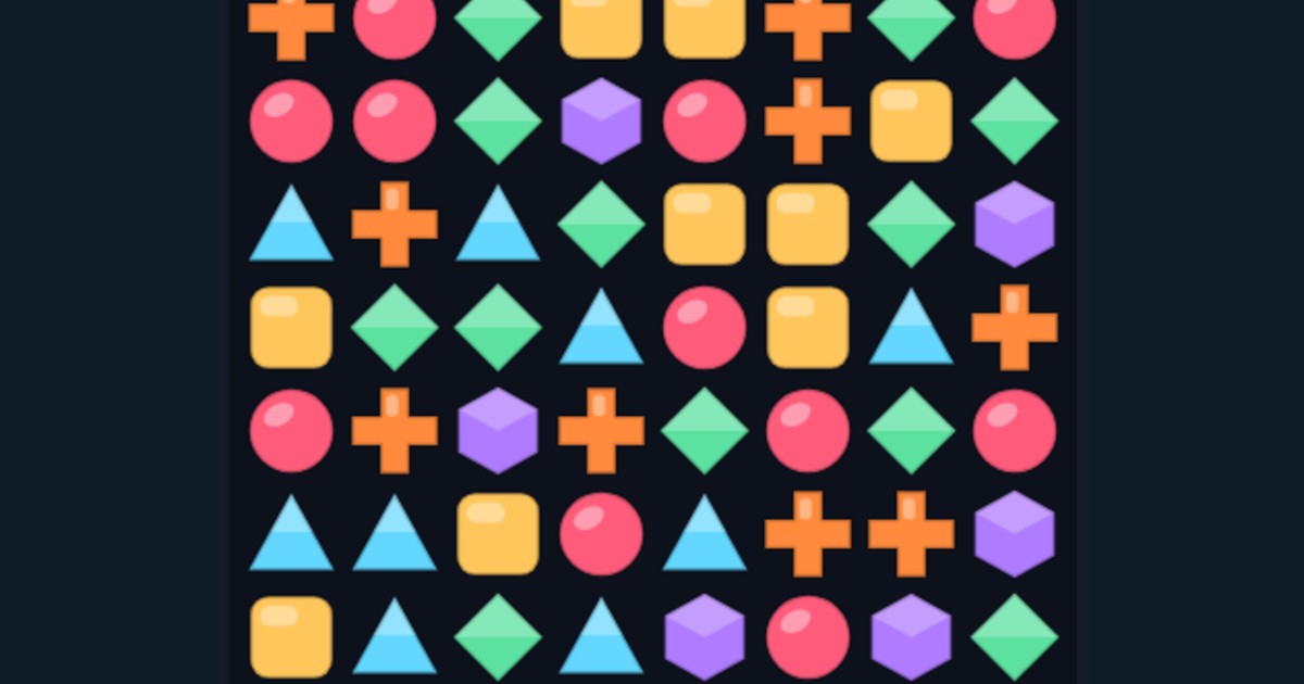 Match-3 game, sprites are SkiaSvg